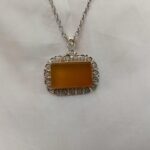 مدال نقره نگین شرف الشمس ملیله کاری اصفهان - Image 5